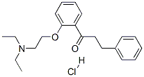2'-[2-(diethylamino)ethoxy]-3-phenylpropiophenone hydrochloride Structure
