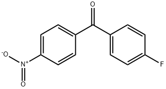 4-フルオロ-4'-ニトロベンゾフェノン 化学構造式