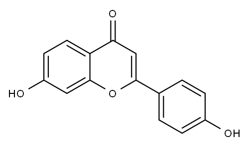 7,4'-二羟基黄酮 结构式