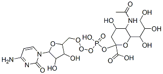 5-acetylamino-2-[[5-(4-amino-2-oxo-pyrimidin-1-yl)-3,4-dihydroxy-oxolan-2-yl]methoxy-hydroxy-phosphoryl]oxy-4-hydroxy-6-(1,2,3-trihydroxypropyl)oxane-2-carboxylic acid|