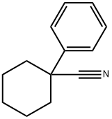 1-Phenyl-1-cyclohexanecarbonitrile Structure