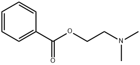 苯甲酸二甲基氨基乙酯, 2208-05-1, 结构式