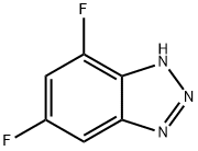 1H-Benzotriazole, 4,6-difluoro- Structure