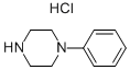1-PHENYLPIPERAZINE HYDROCHLORIDE Structure