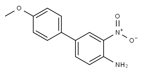 4'-methoxy-3-nitrobiphenyl-4-amine Structure