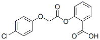 2-[[(4-Chlorophenoxy)acetyl]oxy]benzoic acid Structure