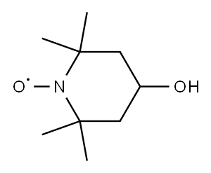 4-Hydroxy-2,2,6,6-tetramethyl-piperidinooxy Structure