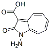 Cyclohepta[b]pyrrole-3-carboxylic acid, 1-amino-1,2-dihydro-2-oxo- (7CI,9CI) Structure