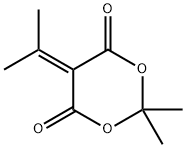 2,2-dimethyl-5-(1-methylethylidene)-1,3-dioxane-4,6-dione Structure