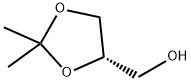 (S)-(+)-2,2-ジメチル-1,3-ジオキソラン-4-メタノール 化学構造式