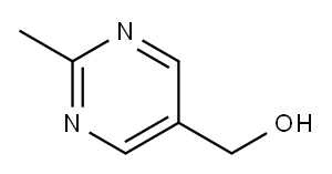 2-Methyl-5-pyrimidinemethanol Structure