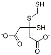 Thiobis(methanethiol)bisacetate Structure