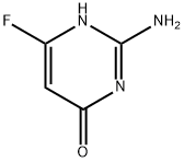 2-AMINO-4-HYDROXY-6-FLUOROPYRIMIDINE Structure