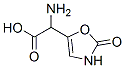 alpha-amino-2,3-dihydro-2-oxooxazole-5-acetic acid Structure
