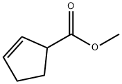 2-Cyclopentene-1-carboxylic acid methyl ester Structure
