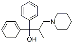 2-methyl-1,1-diphenyl-3-(1-piperidinyl)-1-propanol Structure