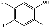 Phenol,  5-chloro-2,4-difluoro- Structure