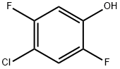 Phenol,  4-chloro-2,5-difluoro- Structure