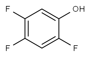 2,4,5-三氟苯酚, 2268-16-8, 结构式