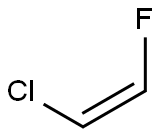 (Z)-1-Fluoro-2-chloroethene Structure