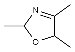 2,4,5-三甲基-3-唑啉, 22694-96-8, 结构式