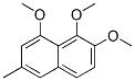 1,2,8-Trimethoxy-6-methylnaphthalene Structure