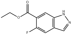 ethyl 5-fluoro-1H-indazole-6-carboxylate Structure