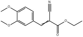 ethyl 2-cyano-3-(3,4-dimethoxyphenyl)prop-2-enoate Structure