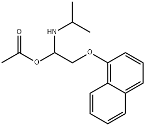O-acetylpropranolol Structure