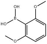 2,6-ジメトキシフェニルボロン酸 化学構造式