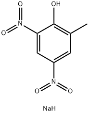 4,6-DINITRO-O-CRESOL SODIUM SALT Structure