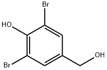 3,5-DIBROMO-4-HYDROXYBENZYL ALCOHOL Structure