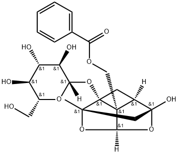 芍药苷, 23180-57-6, 结构式