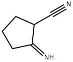 2-iminocyclopentanecarbonitrile Structure