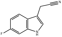6-fluoroindole-3-acetonitrile Structure