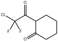 2-(CHLORODIFLUOROACETYL)CYCLOHEXANONE Structure