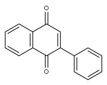 2-phenylnaphthalene-1,4-dione Structure