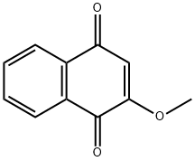 2-甲氧基-1,4-萘并醌 结构式