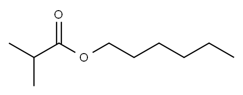 异丁酸己酯, 2349-07-7, 结构式