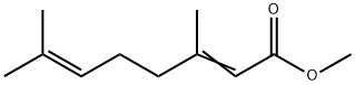 3,7-二甲基-2,6-辛二烯酸甲酯 结构式
