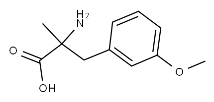 ALPHA-METHYL-M-METHOXY-DL-PHENYLALANINE Structure