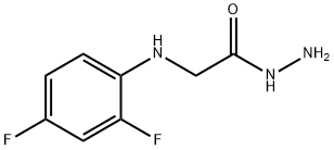 2-(2,4-DIFLUOROANILINO)ACETOHYDRAZIDE Structure