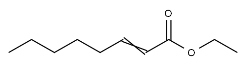 2-オクテン酸エチル 化学構造式