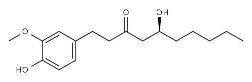 6-姜酚, 23513-14-6, 结构式