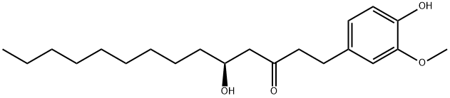 10-姜酮醇, 23513-15-7, 结构式