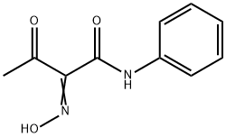(2Z)-2-(HYDROXYIMINO)-3-OXO-N-PHENYLBUTANAMIDE Structure