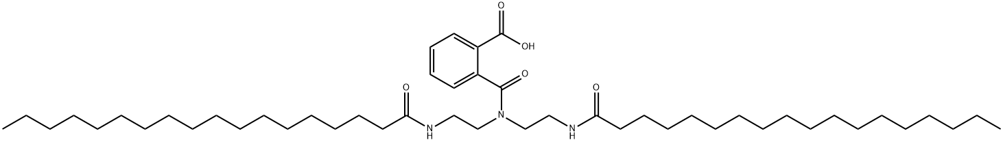 2-[[bis[2-[(1-oxooctadecyl)amino]ethyl]amino]carbonyl]benzoic acid Structure