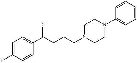 1-Butanone, 1-(4-fluorophenyl)-4-(4-phenyl-1-piperazinyl)- Structure