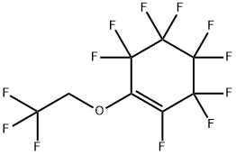 2,3,3,4,4,5,5,6,6-Nonafluoro-1-(2,2,2-trifluoroethoxy)-1-cyclohexene Structure