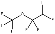 Trifluoromethyl 1,1,2,2-tetrafluoroethyl ether Structure